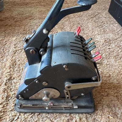 Vintage Fink of the F & E check writer