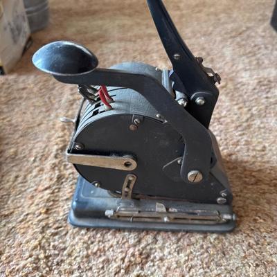 Vintage Fink of the F & E check writer