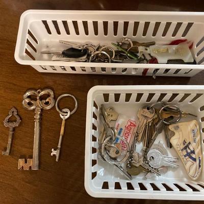 Vintage and antique keys