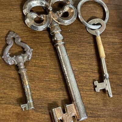 Vintage and antique keys