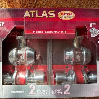 2 locks and 2 dead bolts