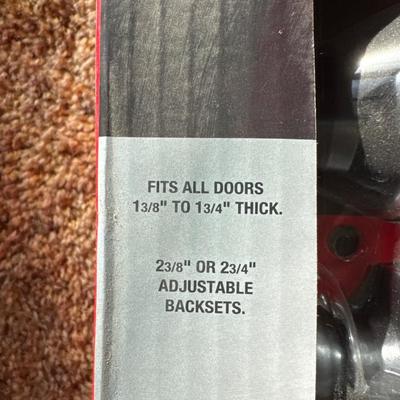 2 locks and 2 dead bolts