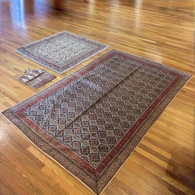 Persian Ghalamkar Hand-Printed Tapestry and More (O-DZ)
