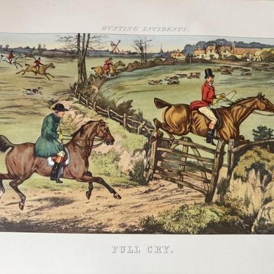 English hunting scenes