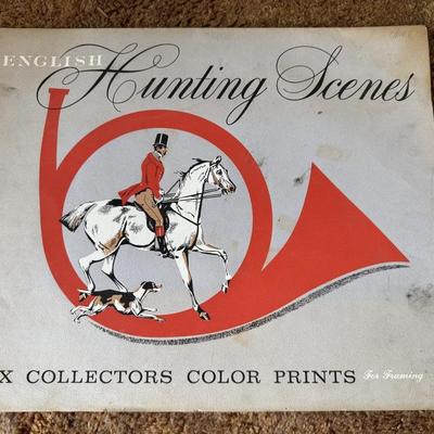 English hunting scenes