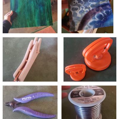 Stained Glass Equipment-Glass, Solidering Iron, Copper Foil/Dispenser (BG-KD)