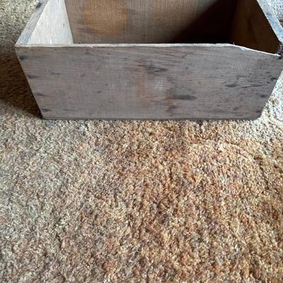 Fairway brand wooden crate
