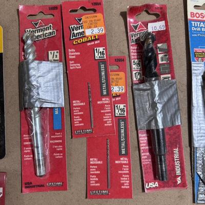 Vermont American, Hitachi, Bosch & More Assorted Drill Bits (WM-DZ)