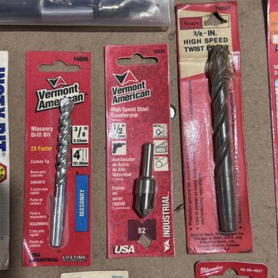 Vermont American, Hitachi, Bosch & More Assorted Drill Bits (WM-DZ)