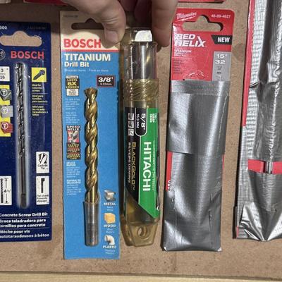 Vermont American, Hitachi, Bosch & More Assorted Drill Bits (WM-DZ)