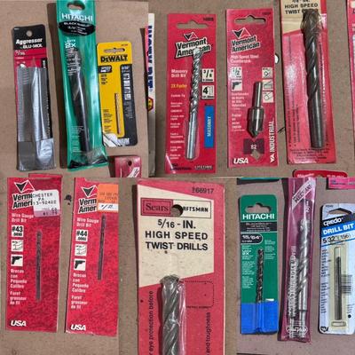 Vermont American, Hitachi, Bosch & More Assorted Drill Bits (WM-DZ)