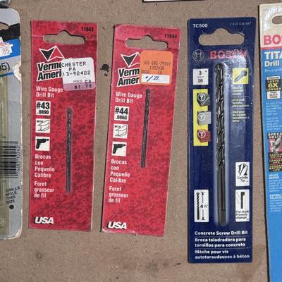 Vermont American, Hitachi, Bosch & More Assorted Drill Bits (WM-DZ)