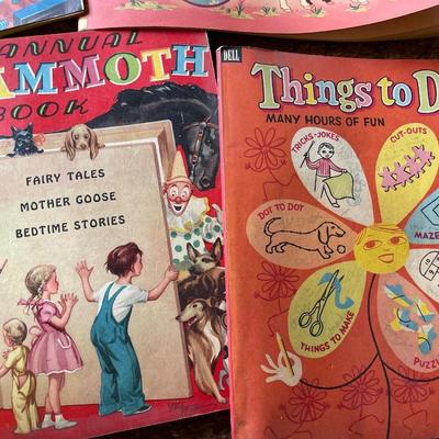 Vintage coloring books
