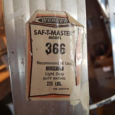 Two Werner Metal and Wooden Ladders (BG-KD)