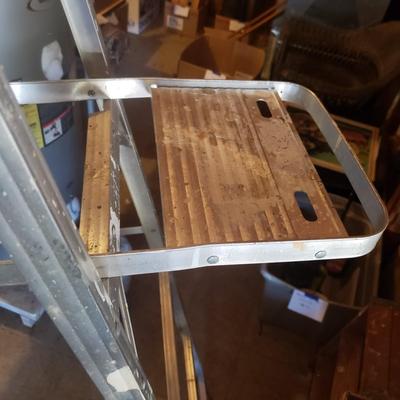 Two Werner Metal and Wooden Ladders (BG-KD)