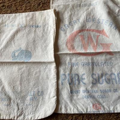 Sugar and salt sacks