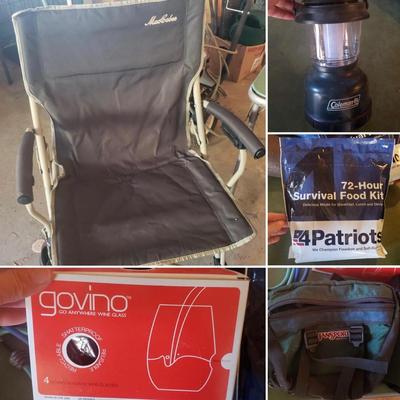 Camping, Survival Gear and Two MacCabee Chairs (BG-KD)
