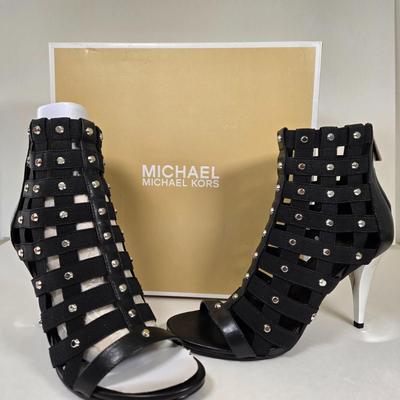 LOT 2A: Michael Kors Gently Worn Studded Shoes, Size 7