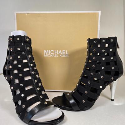 LOT 2A: Michael Kors Gently Worn Studded Shoes, Size 7