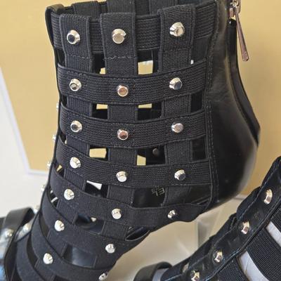 LOT 2A: Michael Kors Gently Worn Studded Shoes, Size 7