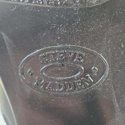 LOT 4A: Steve Madden Leather Boots Size 7.5 , Gently Worn & Knee High Boots Size 7, Unknown Brand