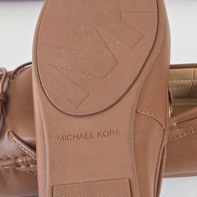 LOT 5A: Michael Kors Loafers Size 6.5 and Matching Hand Bag , Gently Worn