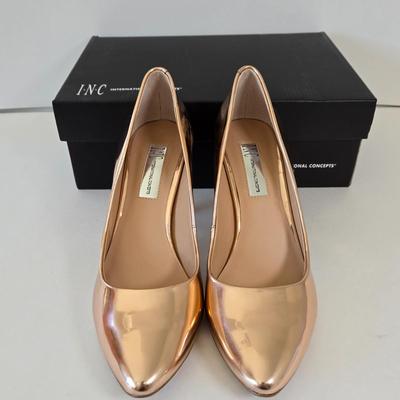 LOT 9A: Gently Worn I.N.C. Formal Shoes Size 7