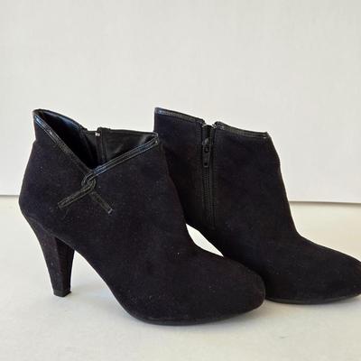 LOT 13A: Gently Worn Nine West Boots Size 7.5, Unknown Brand Slouch Boots Size 7.5, & Predictions Boots Size 7