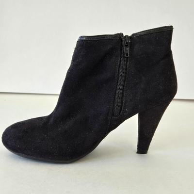 LOT 13A: Gently Worn Nine West Boots Size 7.5, Unknown Brand Slouch Boots Size 7.5, & Predictions Boots Size 7