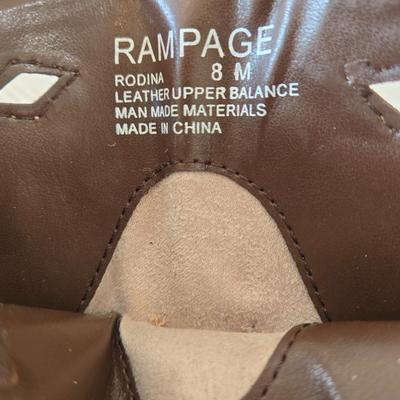 LOT 17B: New Rampage Cowgirl Boots Size 8