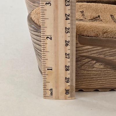 LOT 20B: New Hype Dress Sandals Size 7.5 & White Mt. Clogs Size 8