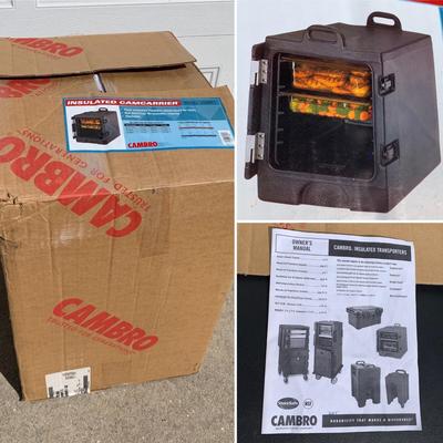 LOT 21 B: NIP Cambro Insulated Camcarrier #300MPC