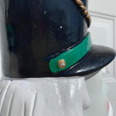 LOT 22 B: Plaster Christmas Solider Yard Decor