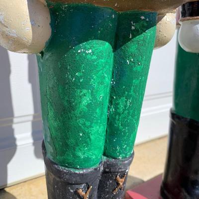 LOT 22 B: Plaster Christmas Solider Yard Decor