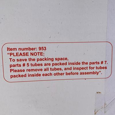 LOT 24 A: 2 NIP Richard's Extra Wide Parallel Garment Racks