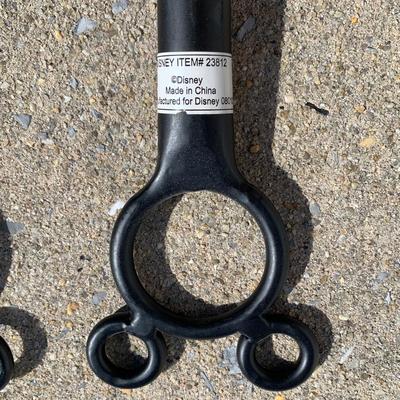 LOT 26 L: Disney Mickey Mouse Metal Fireplace Tools #23812; Brush, Poker, & Shovel