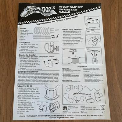 LOT 28 B: 3 NIP Zoom Tubes Car Trax RC Car Trax Set