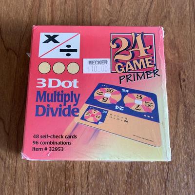 LOT 29 A: 8 NIP Suntex International 24 Game; Exponents, Variables, Algebra, Multiply / Divide, & Fractions