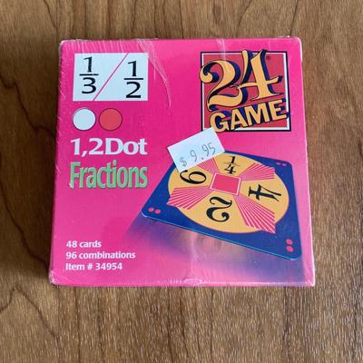 LOT 29 A: 8 NIP Suntex International 24 Game; Exponents, Variables, Algebra, Multiply / Divide, & Fractions