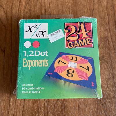 LOT 29 A: 8 NIP Suntex International 24 Game; Exponents, Variables, Algebra, Multiply / Divide, & Fractions