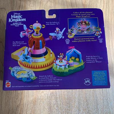 LOT 34 A: NIP Disney's Magical Miniatures Magic Kingdom Peter Pan's Flight & Dumbo The Flying Elephant Playsets w/ Disney...