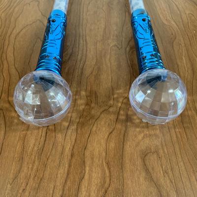 LOT 37 A: Battery Operated Light Up Wand & Lightsaber Collection