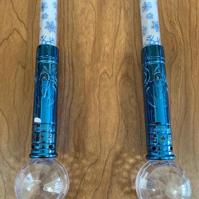 LOT 37 A: Battery Operated Light Up Wand & Lightsaber Collection