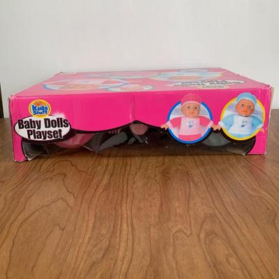 LOT 39 A: NIP Playmobil City Life School Bus, Excite Kids Stuff Pirate Playset, & Baby Dolls Playset