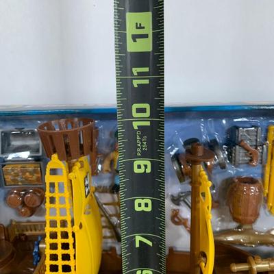 LOT 39 A: NIP Playmobil City Life School Bus, Excite Kids Stuff Pirate Playset, & Baby Dolls Playset