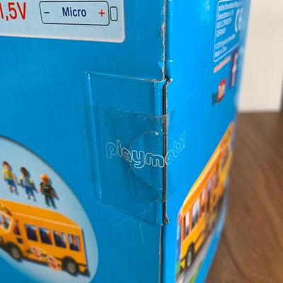 LOT 39 A: NIP Playmobil City Life School Bus, Excite Kids Stuff Pirate Playset, & Baby Dolls Playset