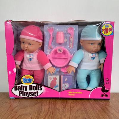 LOT 39 A: NIP Playmobil City Life School Bus, Excite Kids Stuff Pirate Playset, & Baby Dolls Playset