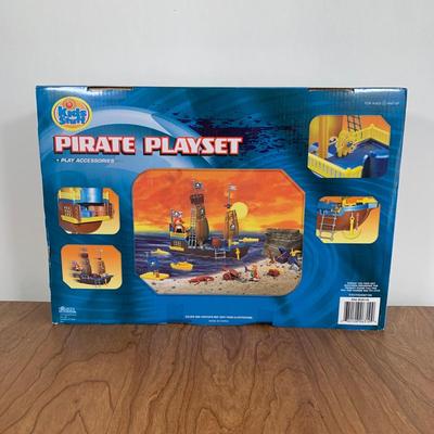 LOT 39 A: NIP Playmobil City Life School Bus, Excite Kids Stuff Pirate Playset, & Baby Dolls Playset