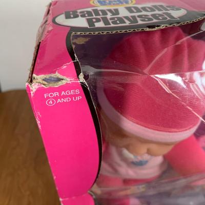 LOT 39 A: NIP Playmobil City Life School Bus, Excite Kids Stuff Pirate Playset, & Baby Dolls Playset