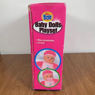 LOT 39 A: NIP Playmobil City Life School Bus, Excite Kids Stuff Pirate Playset, & Baby Dolls Playset